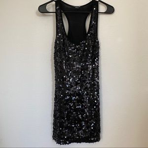 Black Sequin Tank